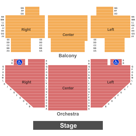 Stadium Theatre Performing Arts Center Straight No Chaser Seating Chart